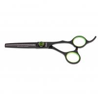 Ножницы филир 5,50 36 зуб black&green PBS-R10T/R10T5536 черн,мат,эргоном,несъемн упо