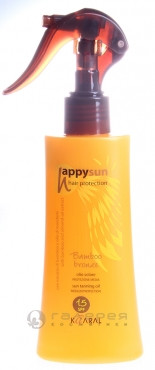 Спрей-масло солнцезащитный Sun Tanning Oil Happy Sun Bamboo bronze 150 мл