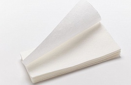 Полотенца ЧИСТОВЬЕ бумажные V-сложение BELUX 2-слойные 21х24 см 200 шт./уп. 