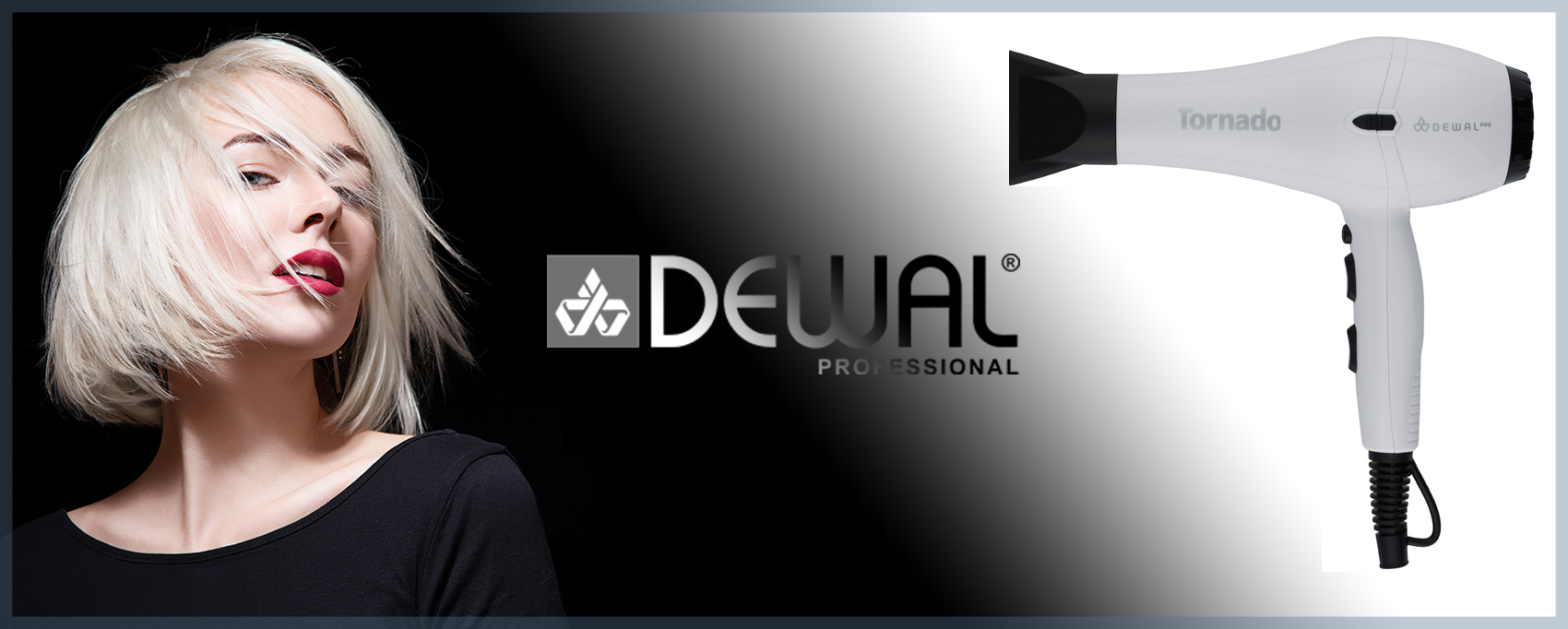 Фен DEWAL PRO Tornado белый — подробнее на сайте ПРОФИКОЛОР Фен DEWAL PRO Tornado белый — иллюстрация к новости