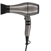 Фен DEWAL Barber Style Compact темная сталь 2200 Вт иониз. 2 нас BLDC мотор — фото
