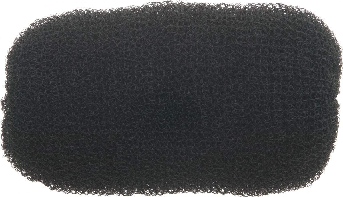 Валик для прически DEWAL сетка черный 12 см