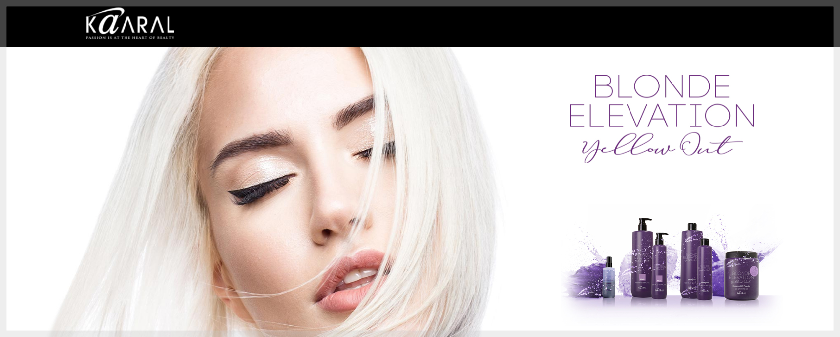 Шампунь KAARAL Blond Elevation Shampoo антижелтый — подробнее на сайте ПРОФИКОЛОР Шампунь KAARAL Blond Elevation Shampoo антижелтый — иллюстрация к новости