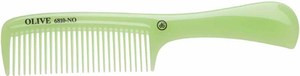 Расческа рабочая OLIVE 20,5см с ручкой зеленая 