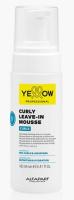 Мусс увлажняющ.несмываем.д.кудрявых,вьющихся волос CURLY LEAVE-IN MOUSSE 160мл YE