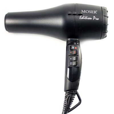 Фен MOSER Edition Pro 1900 W ионизация 2 насадки — внешний вид
