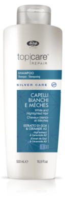 Шамп д волос седых мелир Top Care Repair Shampoo 250мл LISAP/Silver Care — внешний вид