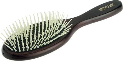 Щетка дерево массаж с пластмассовыми зубцами 11 рядов