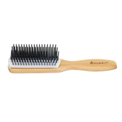 Щетка массаж BAMBOO дерево нейлон штифт,5 ряд, прямоугольная — внешний вид