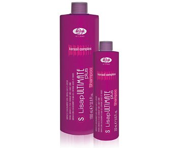 Шамп д волос разг действие д гладких и вьющ 250мл S-LISAP ULTIMATE PLUS TAMING SHAMPOO FOR STRA — фото