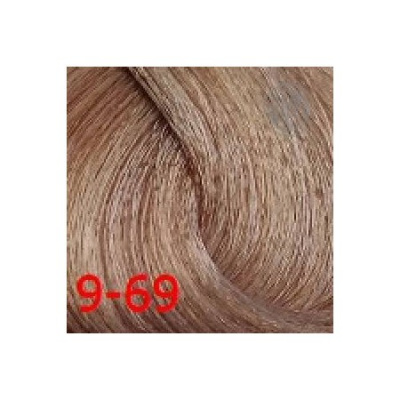 9,69 Стойкая крем краска Блондин шоколадно-фиолетовый 60мл