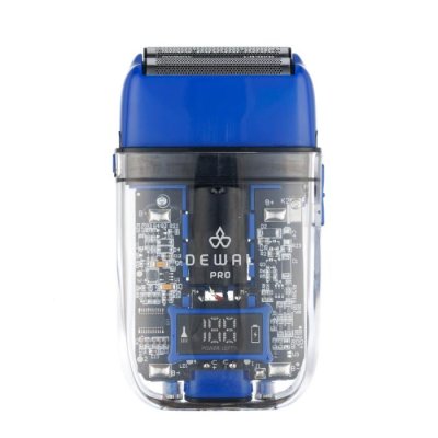 Шейвер DEWAL д контуров бороды PRO BARBER STYLE NEON BLUE акк 7000об/мин 2бр.гол  — внешний вид