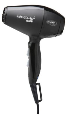 Фен COIF*IN EKek6Ki черный 2000 Вт, ионизация 3 насадки /Италия — внешний вид