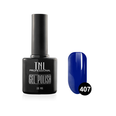 407 гель-лак синий самоцвет TNL 10мл
