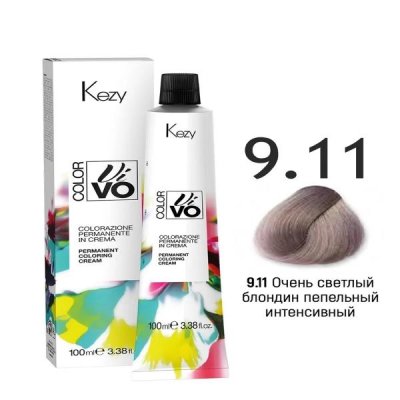 9,11 Очень светлый блондин пепельный интенсивный 100мл Color Vivo — внешний вид