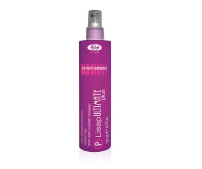 Термо-спрей д укладки волос с эффектом выпрямления P-LISAP ULTIMATE PLUS STRAIGHT FLUID 125мл — внешний вид