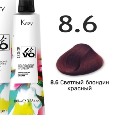 8,6 Светлый блондин красный 100мл Color Vivo  срок  10,26  1  шт — внешний вид