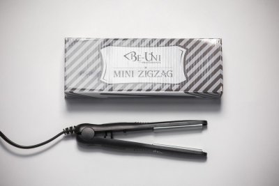 яЩипцы гофре MINI BE-UNI Zig-Zag черный/серебристый — внешний вид