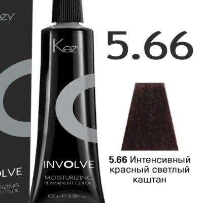 5,66 5RR Интенсивный красный светлый каштан 100мл — внешний вид