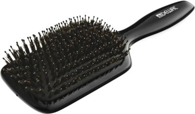 Щетка лопата массаж дерево BLACK нат щетина с пласт штифт 11рядов