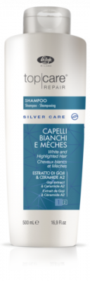 Шампунь для седых и мелированных волос Top Care Repair Silver Care Shampoo 500 мл