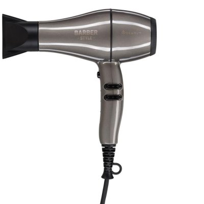 Фен DEWAL Barber Style Compact темная сталь 2200 Вт иониз. 2 нас BLDC мотор — внешний вид
