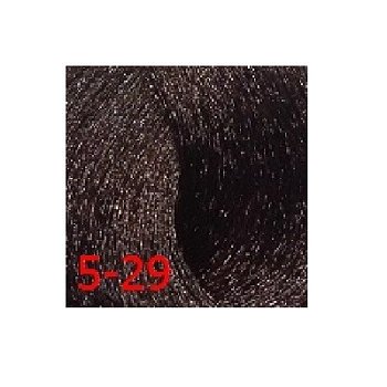 5,29 Стойкая крем краска Светлый коричневый пепельный фиолетовый 60мл