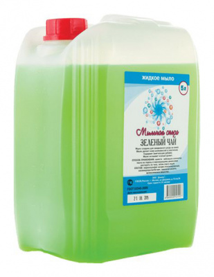 Мыло жидк для ежедневного ухода Зеленый чай 5л(канистра) Domix Green
