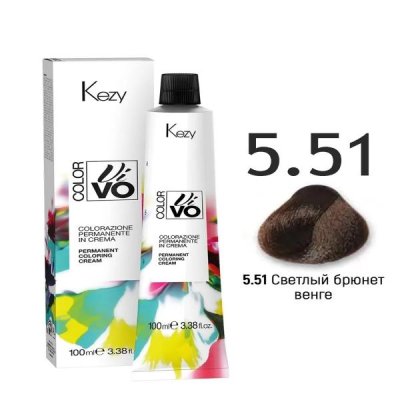 5,51 Светлый брюнет венге 100мл Color Vivo — внешний вид
