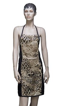 Фартук мастера д стрижки Леопард 70*82см полиэстер DEWAL