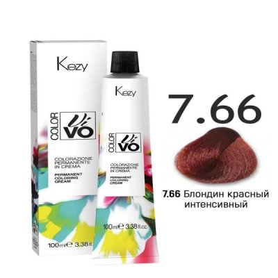 7,66 Блондин красный интенсивный 100мл Color Vivo — внешний вид