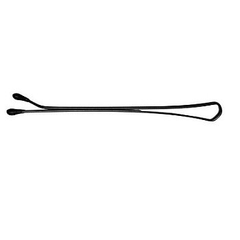 Невидимки 60мм прямые черные 60шт DEWAL