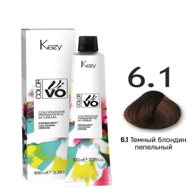 6,1 Темный блондин пепельный 100мл Color Vivo — внешний вид