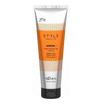 Гель для волос моделирующий c эффектом памяти оранжевый Perfetto mindgel shape 250 мл