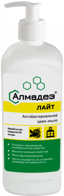Мыло-крем антибакт Алмадез-лайт 500мл (насос-дозатор)