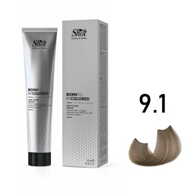 9,1 очень светлый блонд пепельный 100мл