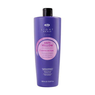 Шампунь д волос осветленных мелирванных и седых 1000мл Anti Yellow Shampoo — внешний вид