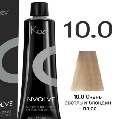 10,0 10N Очень светлый блондин-плюс 100мл — внешний вид