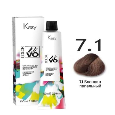 7,1 Блондин пепельный 100мл Color Vivo — внешний вид