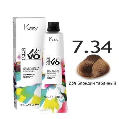 7,34 Блондин табачный 100мл Color Vivo  срок  10,26  1 шт не прод — внешний вид