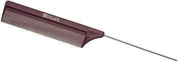 Расческа рабочая CARBON BORDO 20,5см с металлическим хвостиком,антистатик