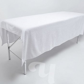 Простыня ЧИСТОВЬЕ махровая белая 200x90 см 