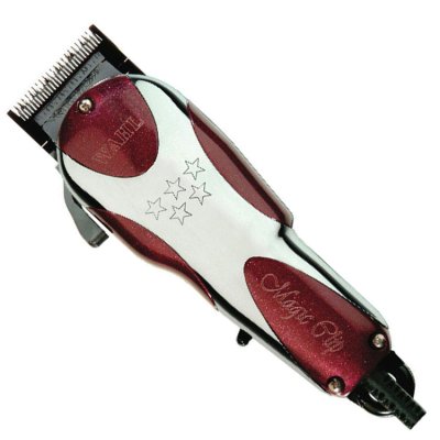 Машинка д стрижки волос WAHL Magic Clip 5star red сетевая 0,8-2,5мм 8 насадок — внешний вид
