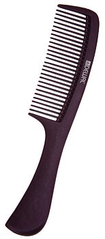 Расческа рабочая CARBON BORDO 20,5см с ручкой 