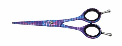 Ножницы 5,50 PBS-STU255PL/цвет рисунок, фиолетовые, два съемн упора