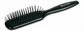 Щетка массаж дерево BLACK с пласт штифт 7рядов