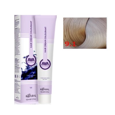 9,1 очень светлый пепельный блондин 100мл