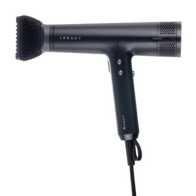 Фен DEWAL PRO LEGACY черный 1700W бесщеточный мотор, 2насадки+диффузор — внешний вид