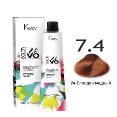 7,4 Блондин медный 100мл Color Vivo — внешний вид