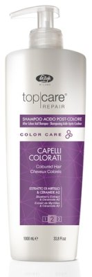 Стабилизатор цвета – Top Care Repair Color Care After Color Acid Shampoo 1000мл — внешний вид